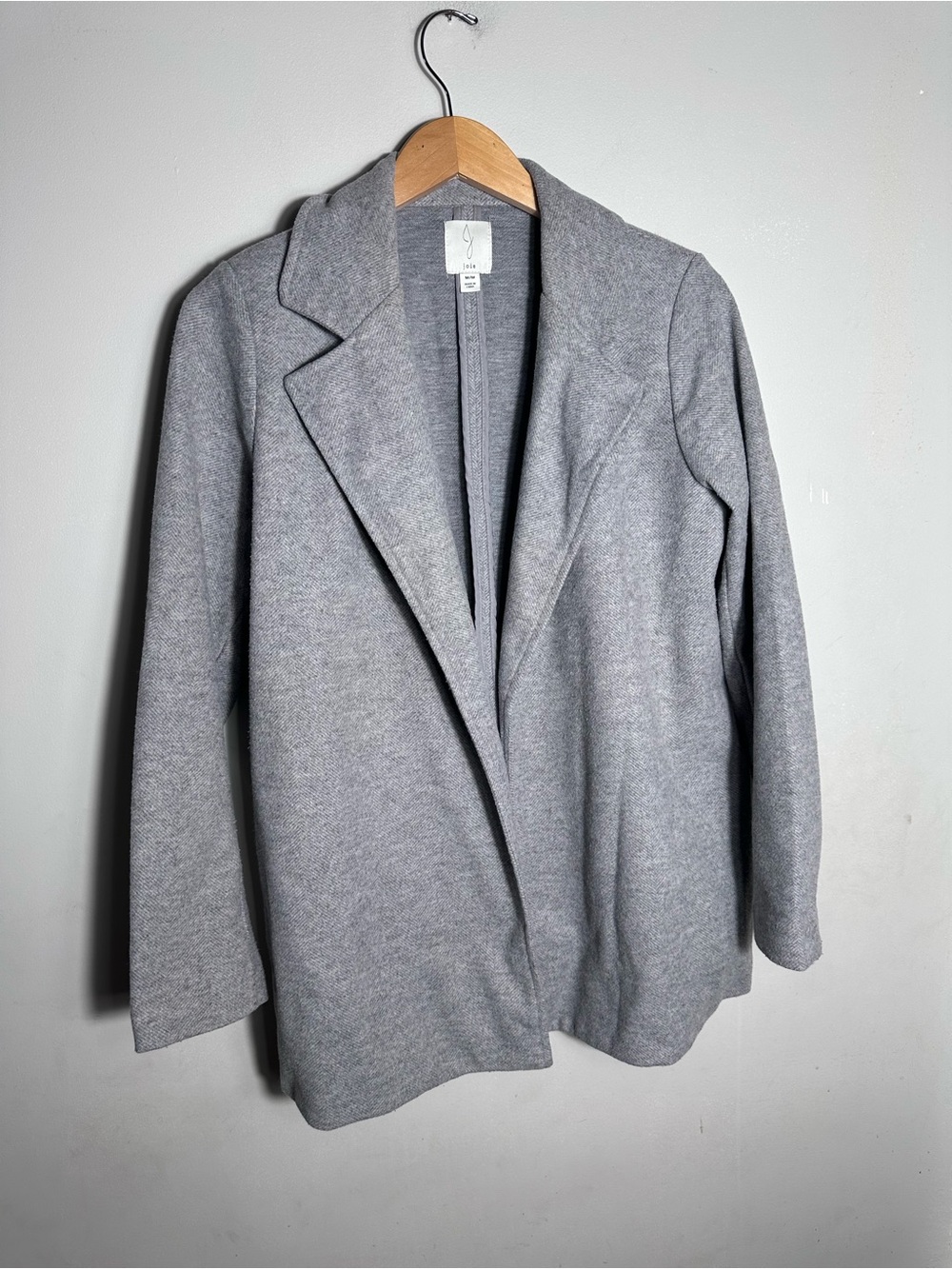 Joie Light Gray Open-Front Blazer